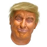 Oxxggkao Realistic Political Figure Headgear Realistic Celebrity Headgear Full Head Face Cover Halloween Costume Accessories Novelty Special Use Clothing