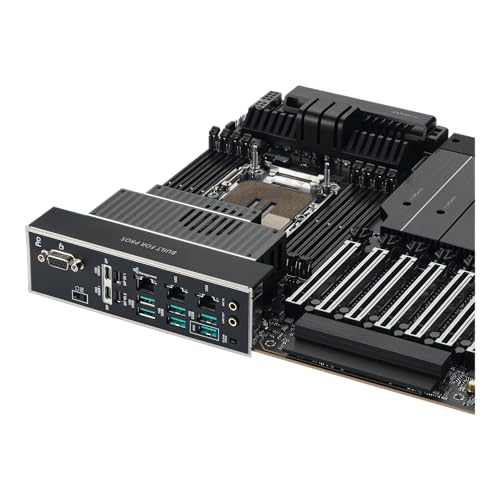 Image of ASUS Pro WS W890E-SAGE SE Intel? W890 (LGA 4710-2) EEB Workstation Motherboard, PCIe 5.0 x16, M.2, MCIO, SlimSAS, 2X 10Gb LAN, Server-Grade Remote Management, 16+(2+2)+1+2 Stages, USB4?, USB Type-C