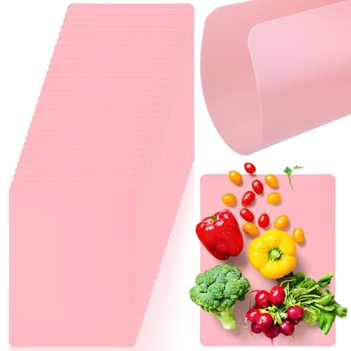 30 piezas tablas flexibles de plástico 15x12 pulg rosa miniatura 1