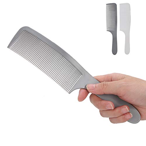 Barber Clipper Comb,Salon Barber Flat Top Clipper Comb Hair Cutting Comb Styling Hair Pro Styling Comb for Women Men, Wide Teeth for Thick Curly Wavy Hair