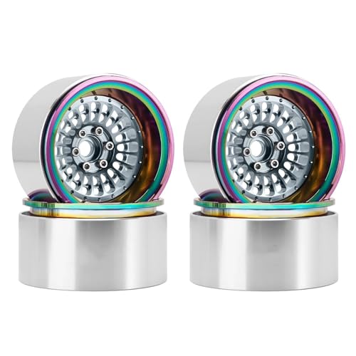 Jante Beadlock 2.2 Aluminium avec Décalage 10mm pour Crawler RC 1/10