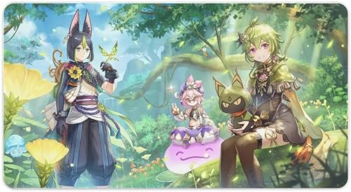 ���_-�e�B�i���̐X�̗��}�E�X�p�b�h ��^ �Q�[�~���O�}�E�X�}�b�g �A�j�� �Q�[�� �f�X�N�}�b�g ���� ������� �L�[�{�[�h�p�b�h ����~�߃S���� ���w�� �}�E�X�Ή� ����~�� �ϋv �h�� �I�t�B�X�œK40X75cm