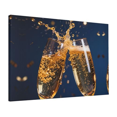 Toile murale moderne champagne pour sublimer votre chambre