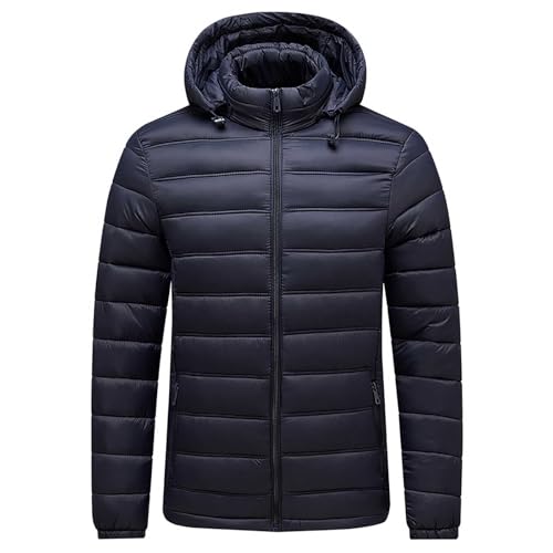 Manteau homme hiver chaud pour stopper le froid doudoune à capuche matelassée veste mi-saison