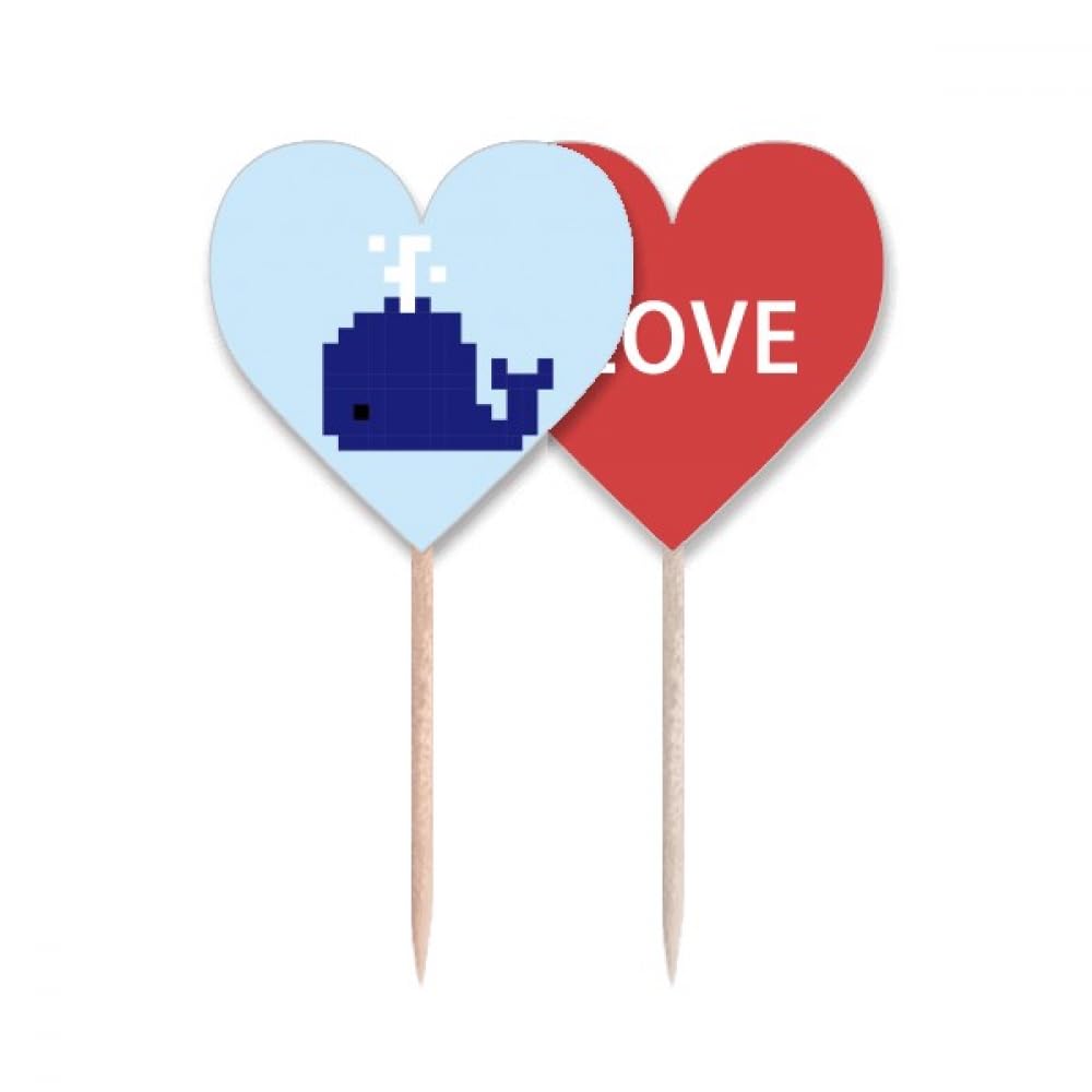 Cupcake pick baleine bleu pour sublimer vos cadeaux d'invités et tables de fête