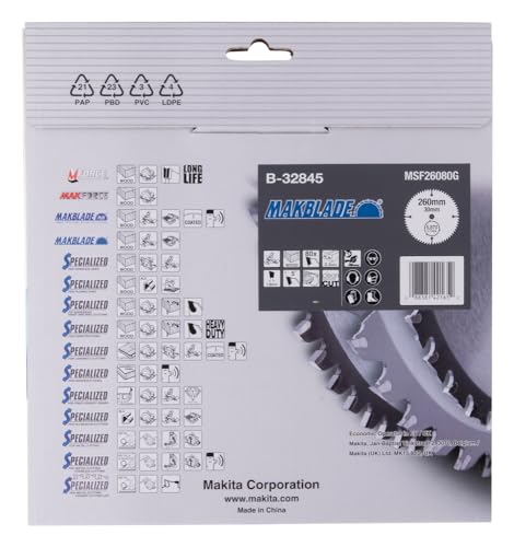 Lame de scie MAKBLADE B 32845 pour une coupe nette dans le bois Fine Cut Makita B 32845 - vue 6
