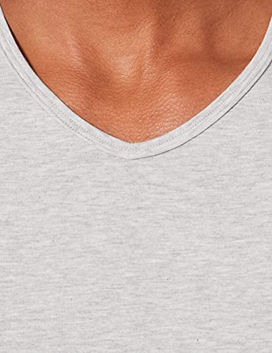 Camiseta de pijama Modal Skiny para hombre con cuello en V de tacto premium 3