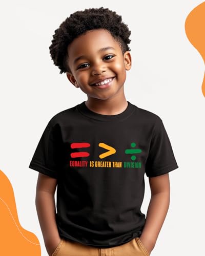 Juneteenth Shirt for Toddler Boys Girls Kids Freedom Day Shirts 1865 Black History Tee Tops, 2T-8Y2
