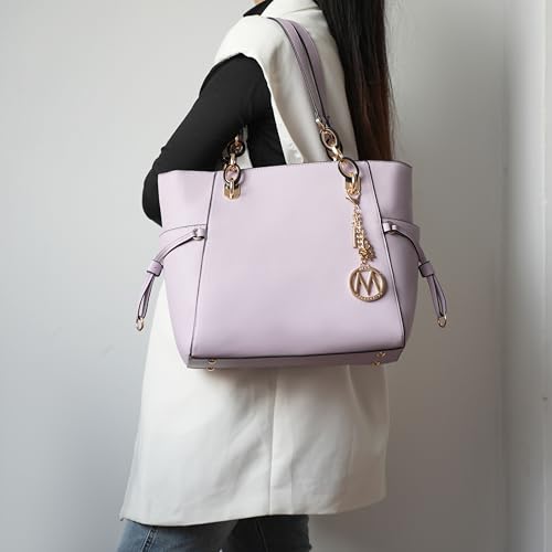 Image of MKF Collection Women's Tote Bag With Wristlet Wallet Bag, Vegan Leather Handbag Purse Set by Mia K