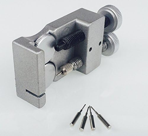OTOOLWORLD New Metal Watch Band Strap Link Pin Remover Remove Repair Tool Kit for Watchmakers with 4 Extra Pins