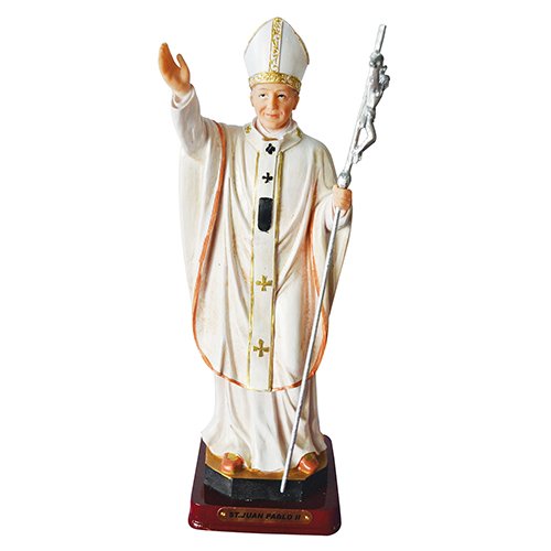 Estatua Santo Juan Pablo de 12 pulgadas miniatura 2
