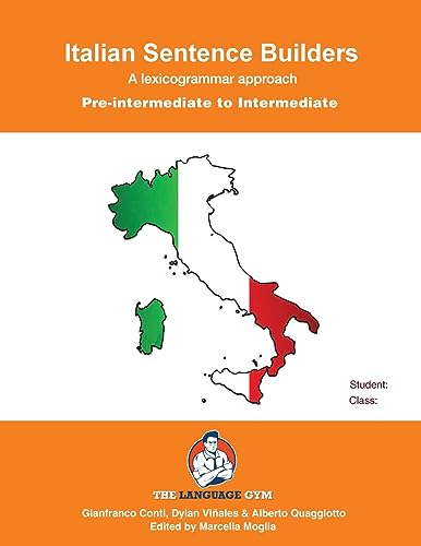 Italian Sentence Builders - Pre-Intermediate To Intermediate