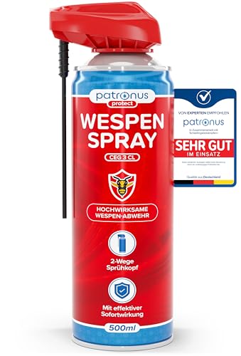 Patronus Wespen Spray 500ml - Wespenspray mit...