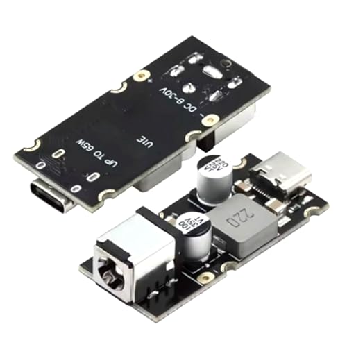 Image of amiciSolar 65W Type-C Fast Charger Module QC4.0 / QC3.0 & PD3.1 (PPS) | DC 8-30V Input DIY USB-C Charging Board for Laptops, Mobiles & Tablets | High Efficiency Fast Charge Module