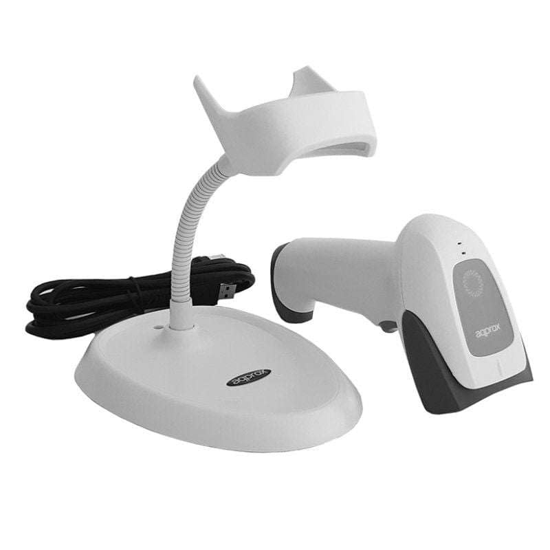 APPROX - Lector CODIGO DE Barras 2D APPLS22WH -1D - 2D - Cable - Color Blanco