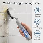 Reciprocating Electric Scrubber for Tile & Grout, Scrub Brush for Cleaning - Image 2