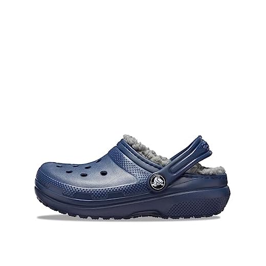 Crocs Classic Lined Clog, Zuecos Unisex adulto, Navy/Charcoal, 41/42 EU