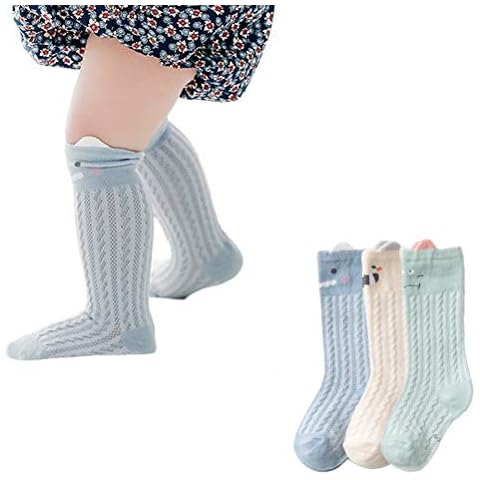 XM-Amigo 3 Pair Baby Boys Long Socks Cover