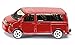 siku 1070, VW Multivan, Metall/Kunststoff, Rot, Öffenbare Heckklappe, Anhängerkupplung
