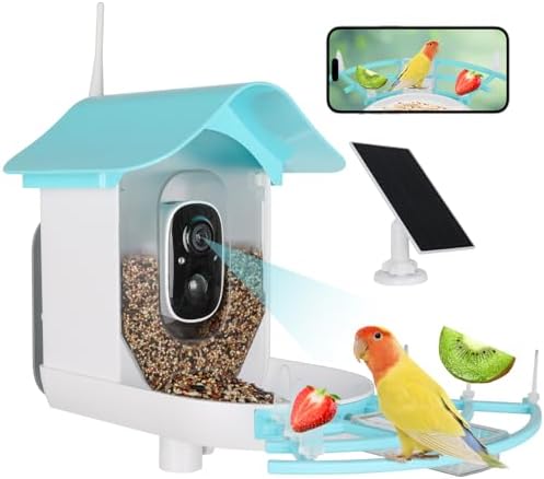 Bird Feeder with Camera, AI Identify Birds Species, Smart Bird Fe...