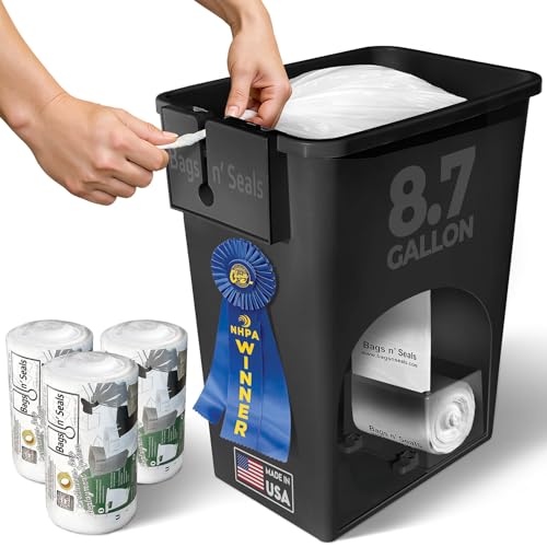 Caneca de basura rectangular 8.75 galones color negro