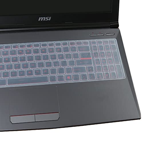 Keyboard Cover Skin For 15.6 17.3 Msi Ge77Hx Ge77 Ge76 Ge75 Raider, Stealth Gs76 Gs75, Vector Gp76 Gp76Hx, Leopard Gp75 Gl75 Gl65, Gf75 Ge66 Gt76 Gs73 Gl62M Gf62 Gp62 Gaming Laptop #TOP3