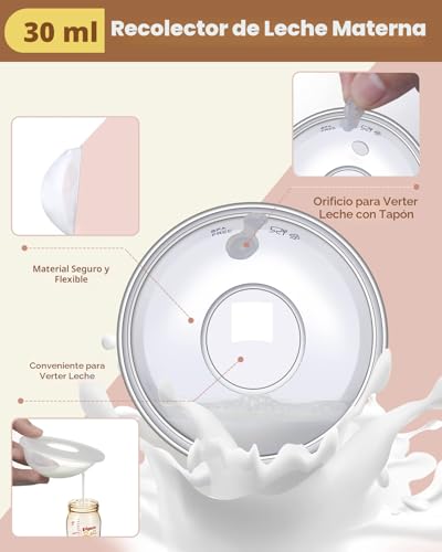 Miniatura 2 de Lictin 2 Conchas Protectoras Pezones-Colector De Leche Para Lactancia Materna 60ml ,Sin Bpa,Hechos De Silicona Suave,Con Orificios De Ventilación,Conchas De Lactancia Reutilizable