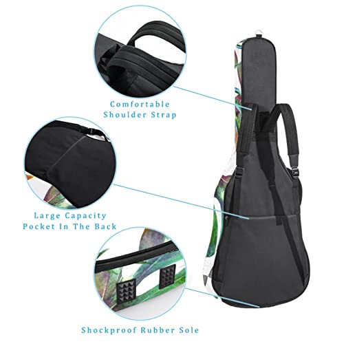 Sac à dos guitare acoustique étanche mandala 42.9" avec organiseur de sac