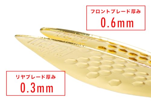 KAESU(カエス) バスルアー RANKA(ランカ) 3/8oz⇄1/2oz #02ホワイトチャートミックス ダブルウィロー 5枚目