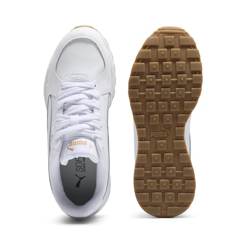 PUMA Women's Graviton Shoes, White-Black-Nimbus Cloud-Glacial Blue-Lotus, 8.53