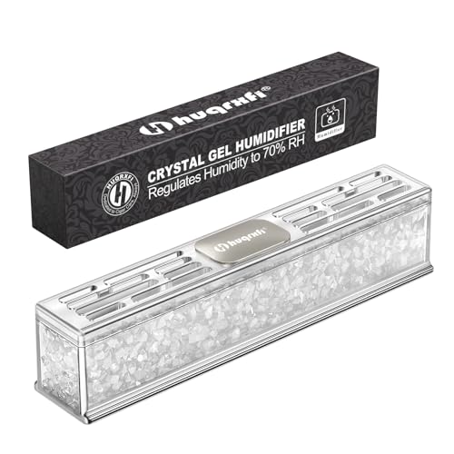 HUQRXFI Pre-Filled Cigar Humidifier – Ready-to-Use Crystal Gel Humidifier, Cigar Humidor Accessories, Maintains Ideal 65-70% Cigars Humidity