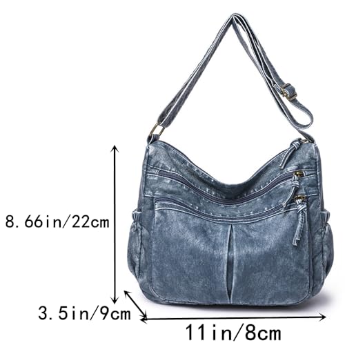 Multi-pocket Crossbody Purse Bags for Women Travel Shoulder Bag Messenger Bag Work Bags Daily Shopping Handbags3