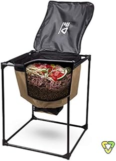 Urban Worm Bag Worm Composting Bin Version 2 - Easy Harvest with Fully Removable Zipper-Free Bottom