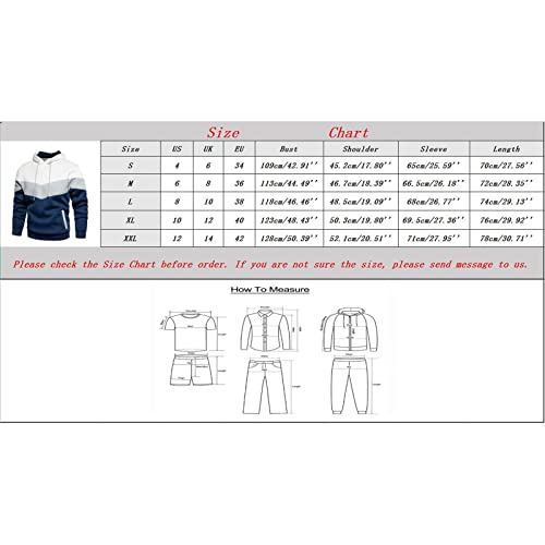 Sweatshirts et sweats à capuche décontractés homme blanc grande taille pull L - 4