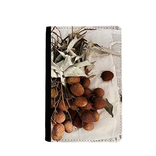 Litchi portefeuille de voyage et housse passeport porte-monnaie carte
