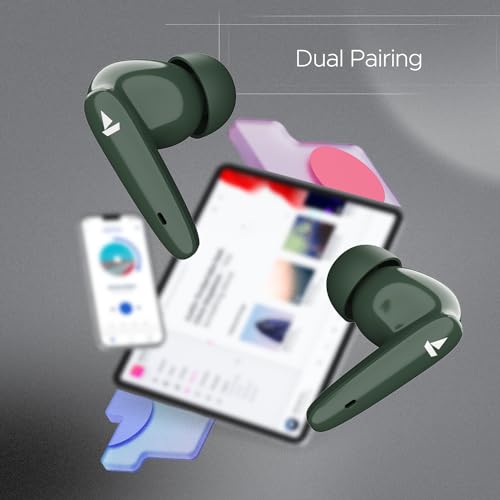 Image of boAt Airdopes 161 Pro in Ear Earbuds(Green Cyan)