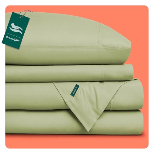 Consejos para Comprar Suburbia Sabanas Top 10. 43 Dreamlab Juego de Sábanas Premier 1800 Collection. Sábanas de Microfibra de Lujo de Doble Cepillado (Verde Olivo, Matrimonial)