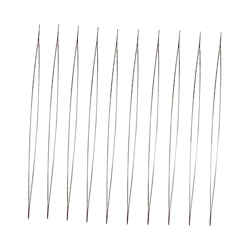 Beatifufu Stainless Steel Beading Needles Large Eye 10pcs Opening Needle for Beading DIY Hand Tool Perfect for Embroidery and Craft Sewing