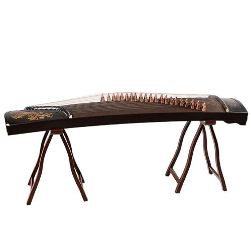 JITEM - JITEM Guzheng en bois de Paulownia de qualité professionnelle, instrument à cordes cithare sculpté à la main pour adultes/enfants/senior/intermédiaire/débutant(Color:B)