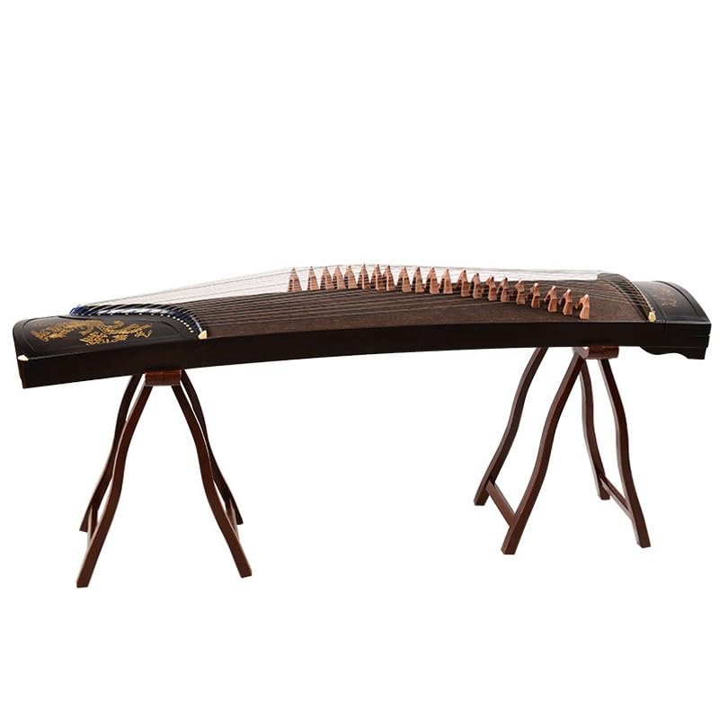 JITEM Professional Performance Grade Paulownia Wood Guzheng, Hand-Carved Zither String Instrument for Adults/Children/Senior/Intermediate/Beginner(Color:B), Size