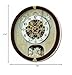 Seiko QXM291BRH 18 Melodies in Motion Wall Clock with Rotating Pendulum