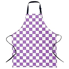 Purple and White Checkered