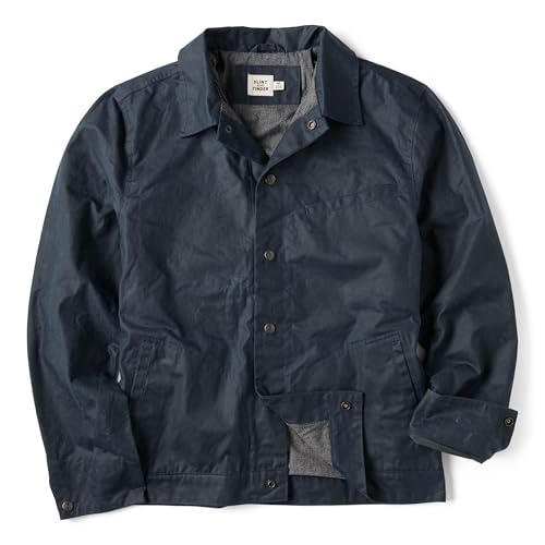 Huckberry Flint and Tinder James Waxed Snap Jacket