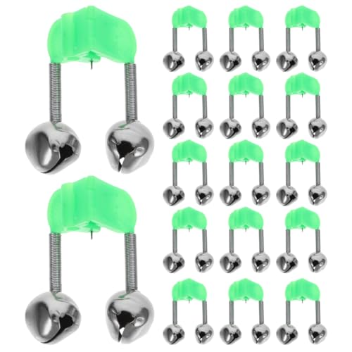 HANABASS Professional Fishing Bells 65pcs Bell Clips Night Fishing Accessories Fish Bite Alarm Easy to Install