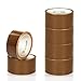 w-mtools Paketband 6 x 60 m hochwertiges Paketklebeband, Packtape extra reißfestes Verpackungsband, sehr klebestark & ideal als Verpackungsmaterial für Pakete, E-commerce (Braun)