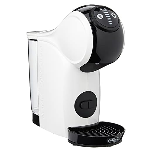 De'Longhi Dolce Gusto EDG225.W Genio S Pod kaffemaskin, kompakt design, justerbar dryckstorlek, 0,8 L avtagbar vattentank