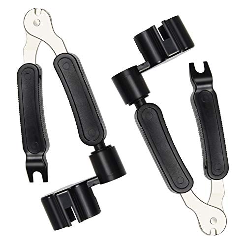 2 Pack Guitar String Winder And Cutter Tool, Guitar Peg Winder Bridge Pin Puller 3 In 1 Guitar Multi Tool