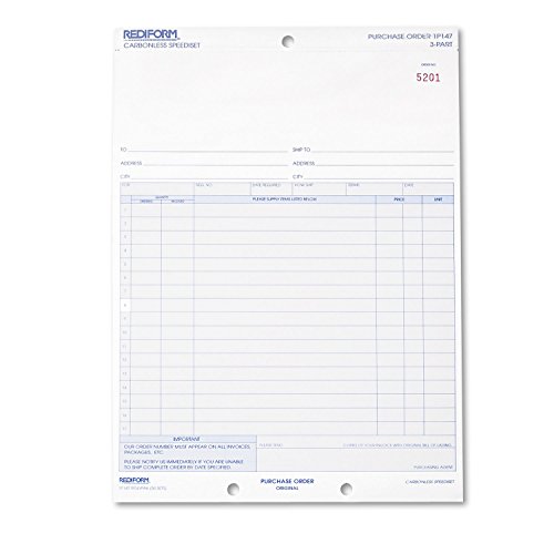 Commandes d'achat formulaires Rediform Red1l147 au bureau pour gérer vos stocks