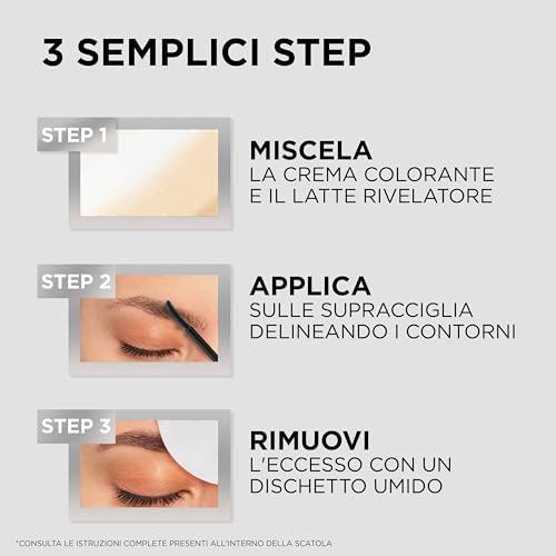 L'Oréal Paris - Brow Color Kit tinta sopracciglia semipermanente Tinte sopracciglia 1 pieces Marrone unisex - 6