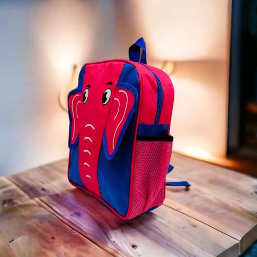 ANNACREATIONS Stylish Elephant School Bag for Kids Polyester School Backpack Pack of 1 Pc (Style-2) - Image 4